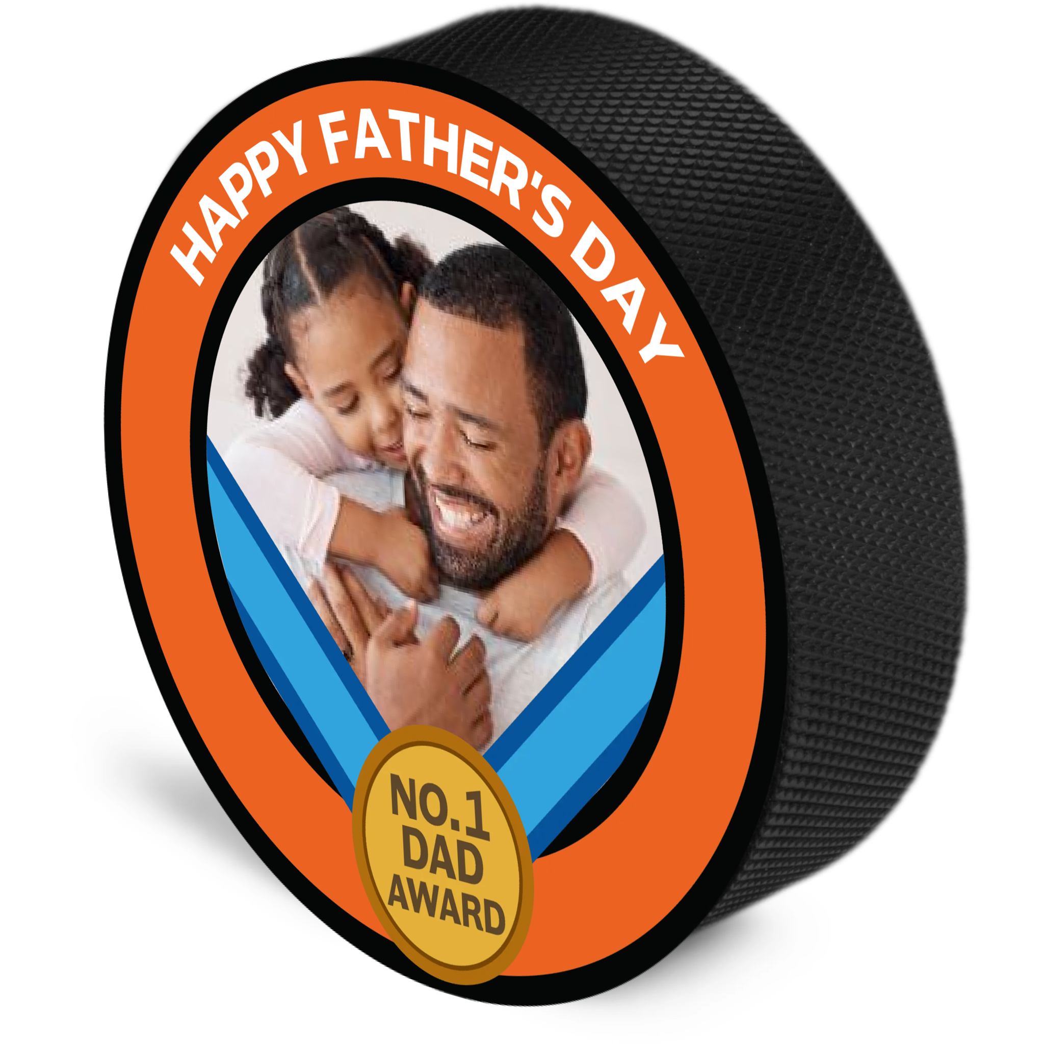 Father's Day Medal Puck