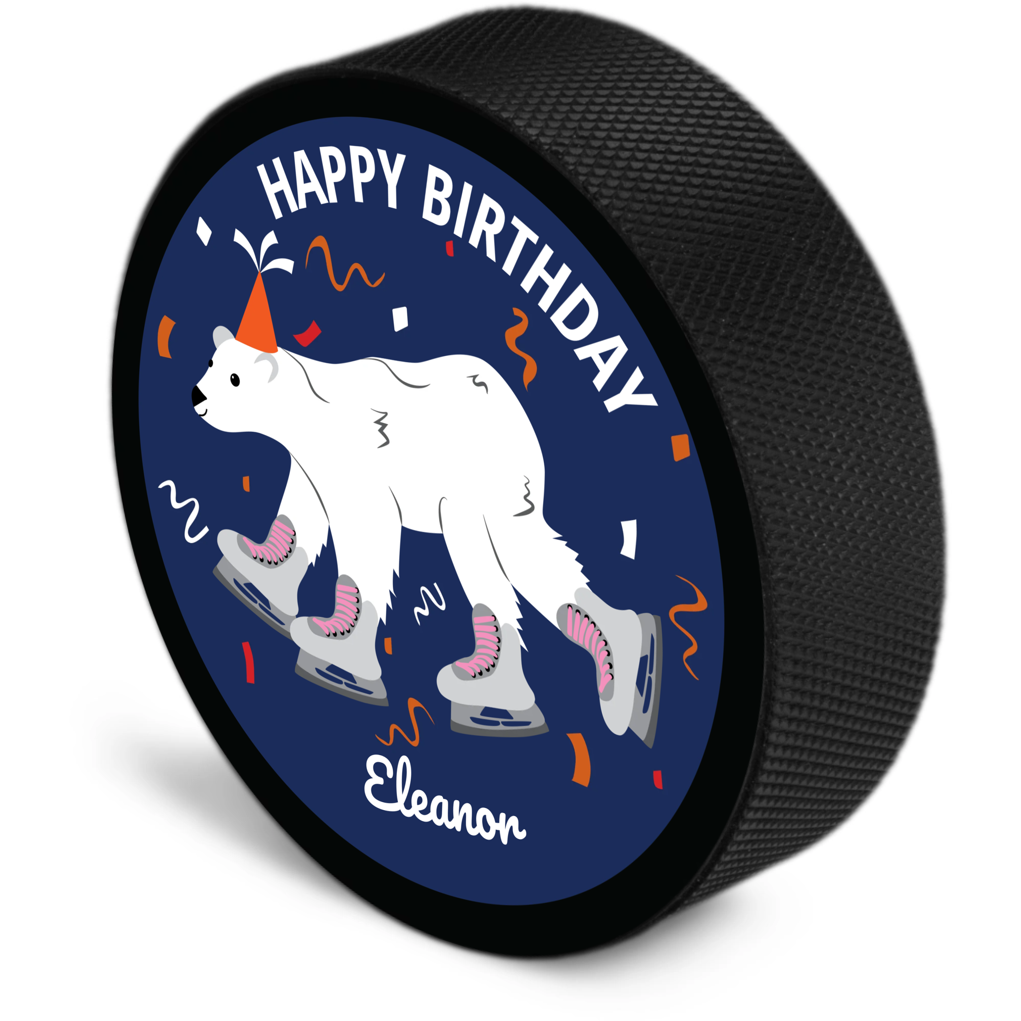 Polar Bear Birthday Puck