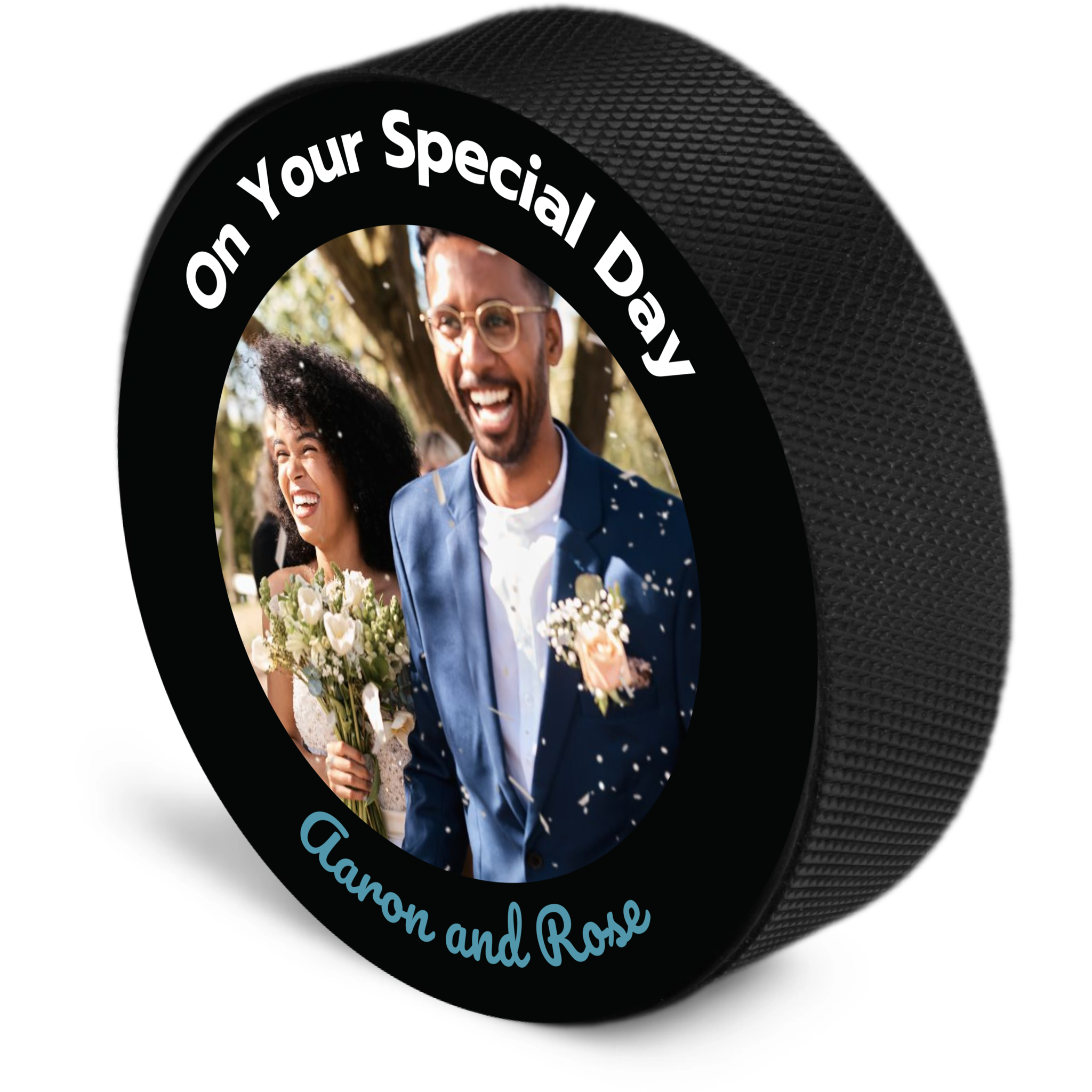 Create Your Own Photo Puck with Text