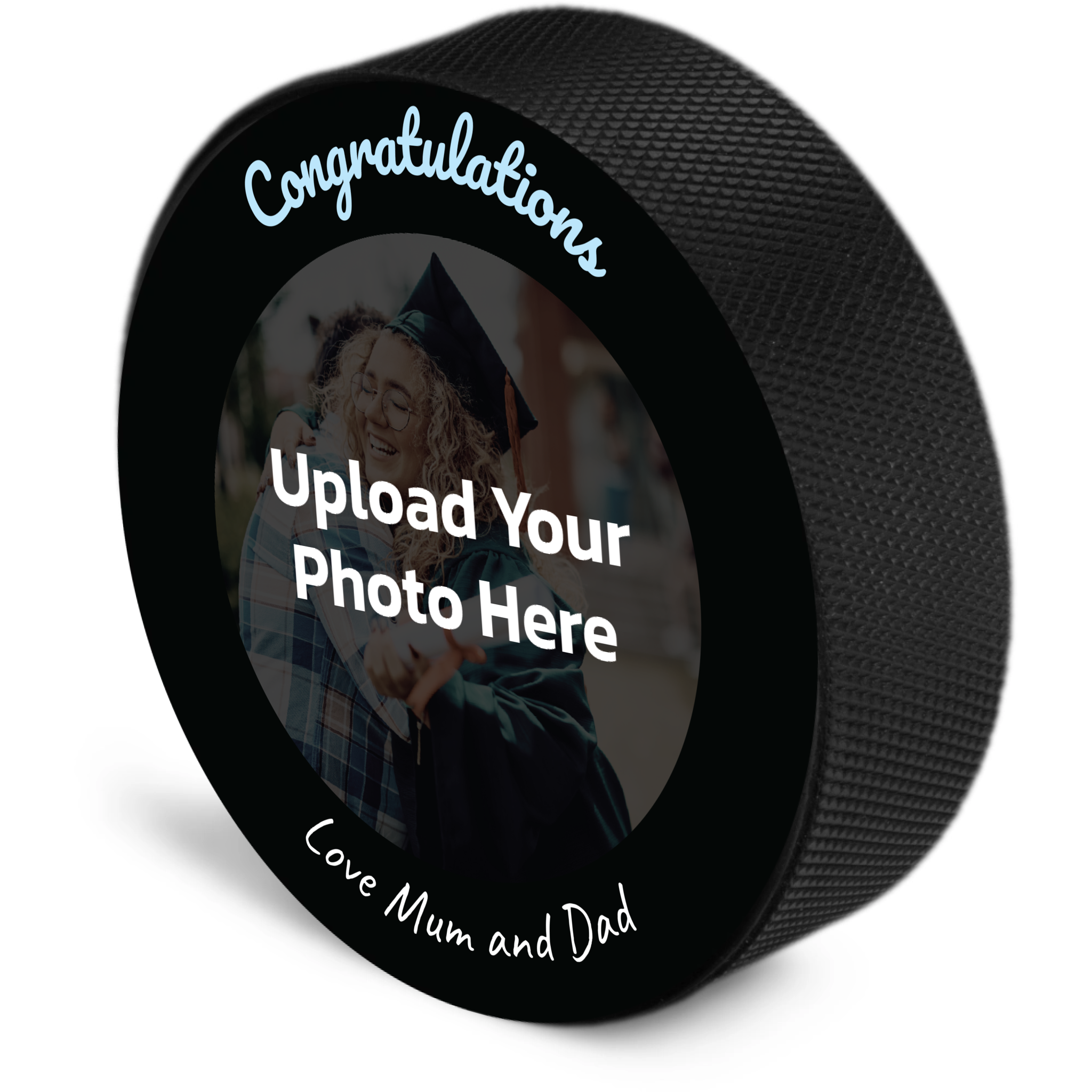 Create Your Own Photo Puck with Text