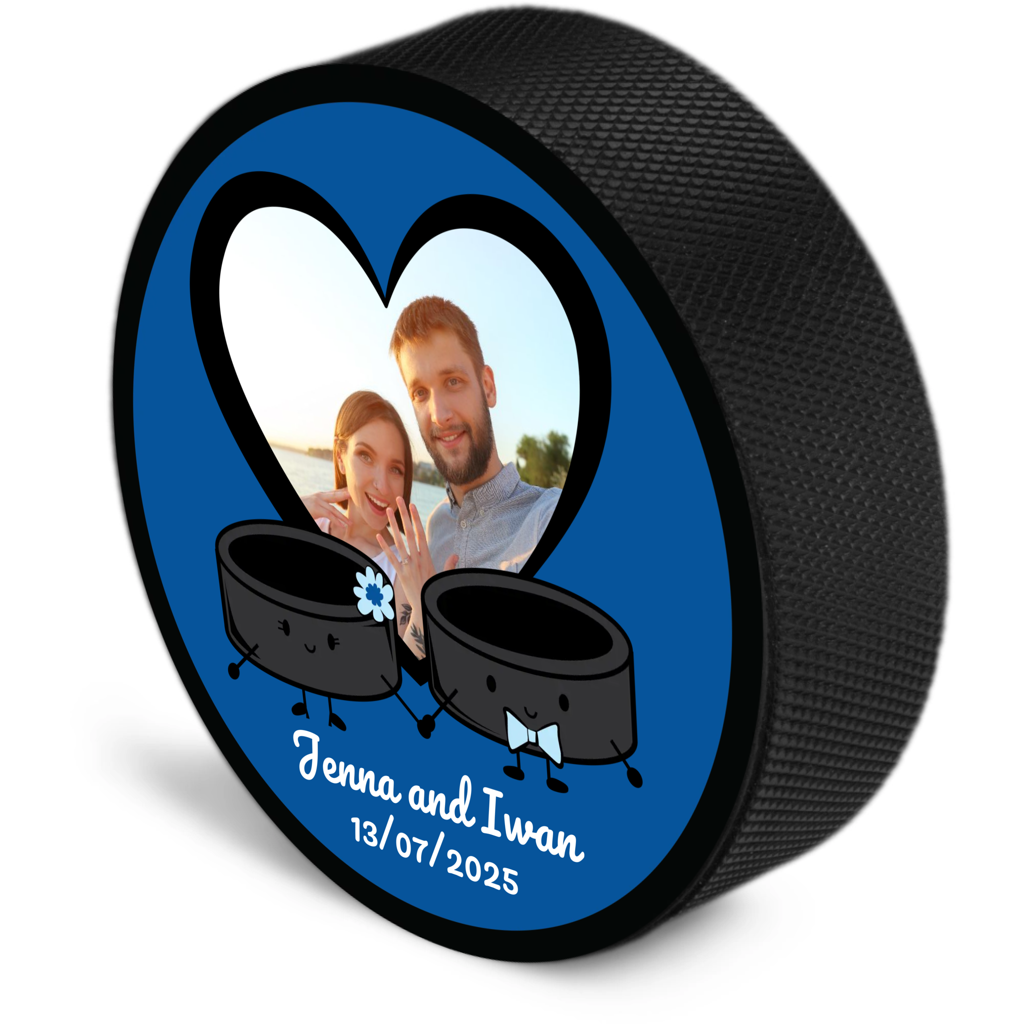 Anniversary Heart Puck
