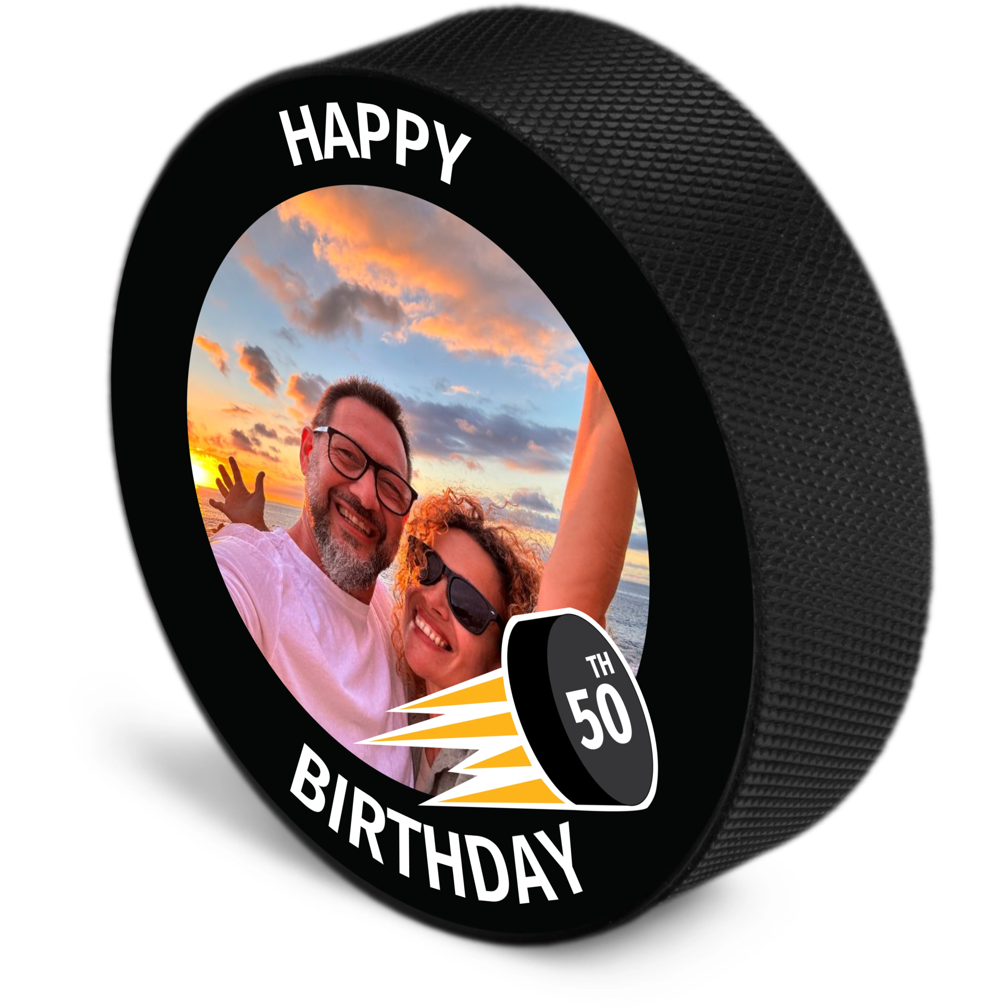 Happy Birthday Milestone Puck