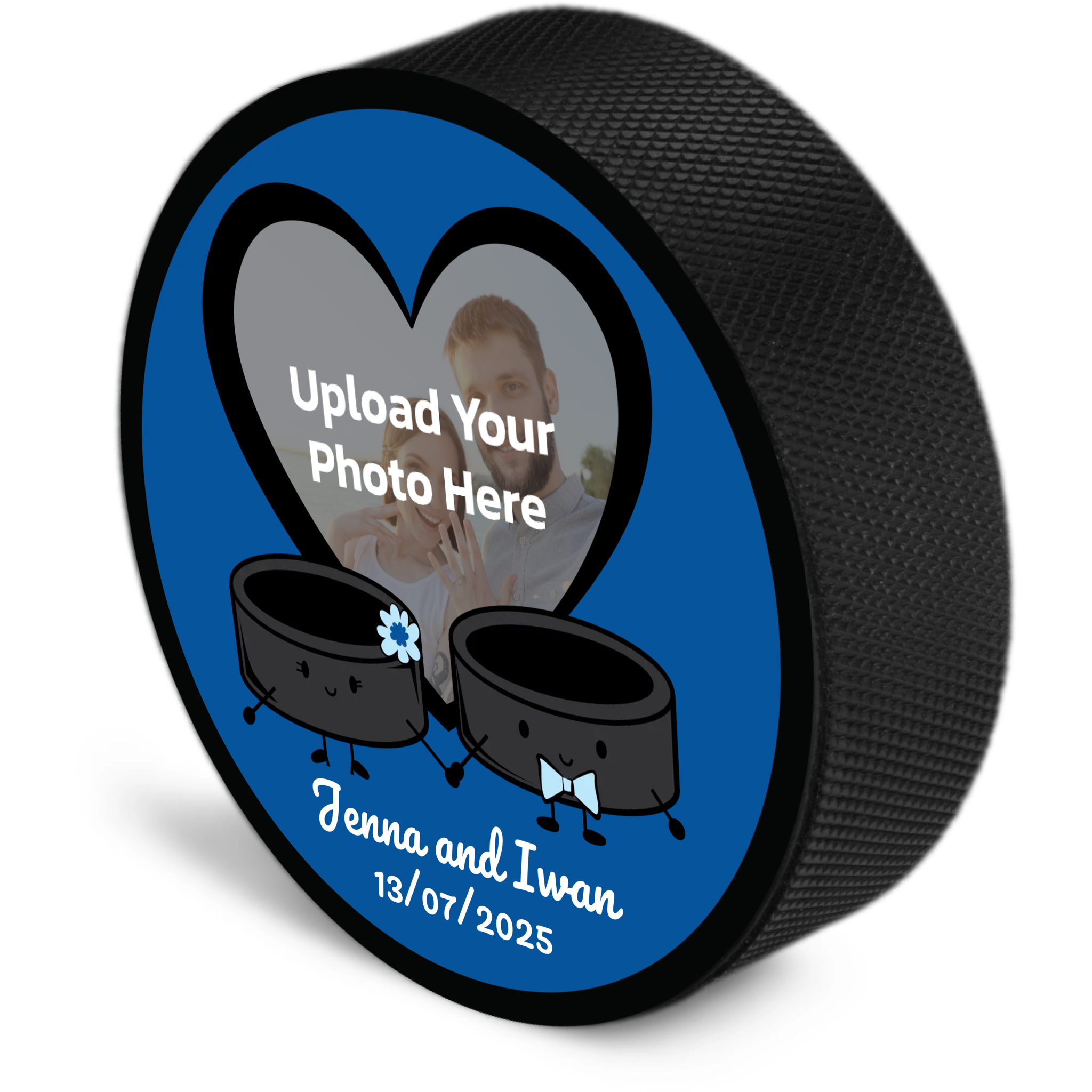 Anniversary Heart Puck