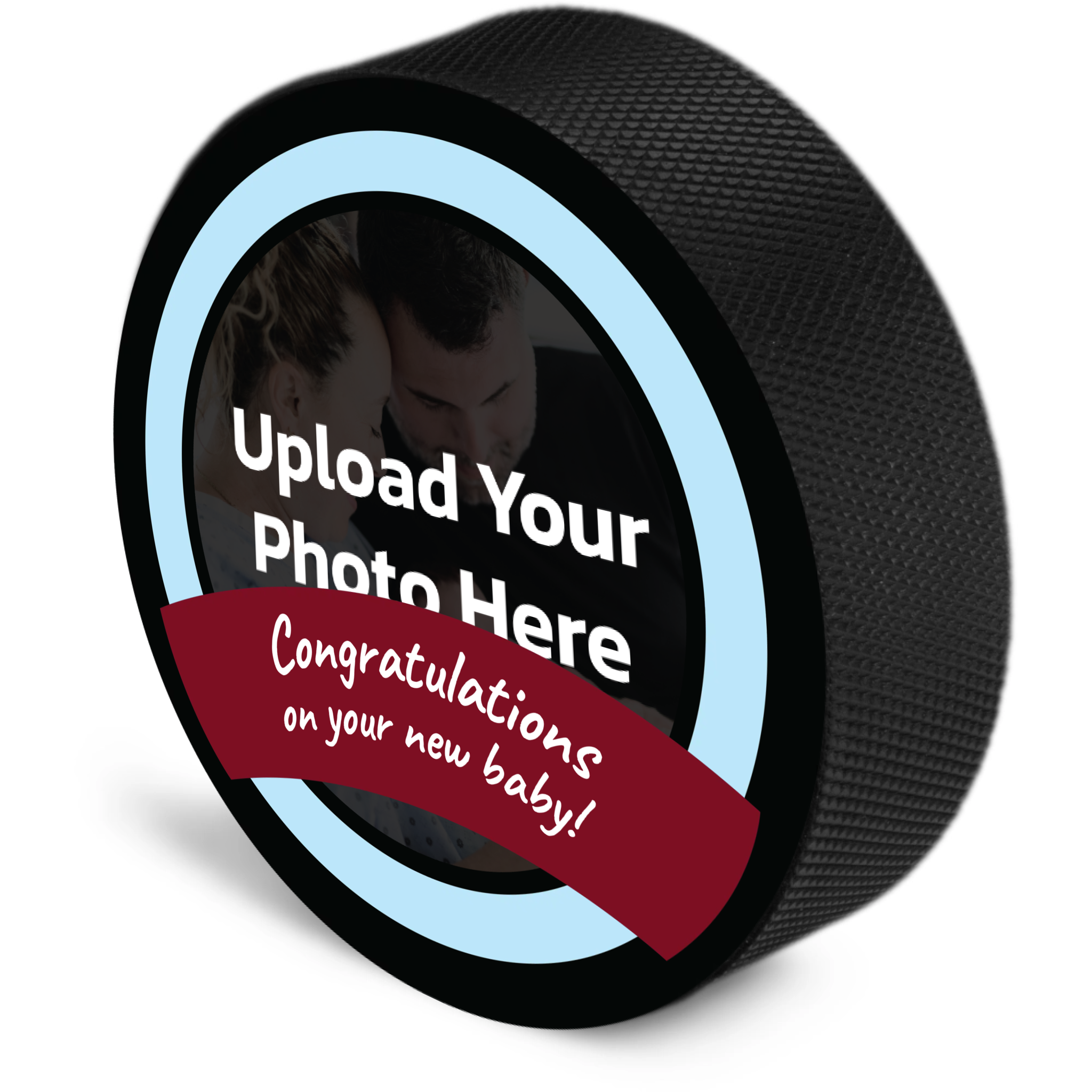 Congratulations Banner Puck