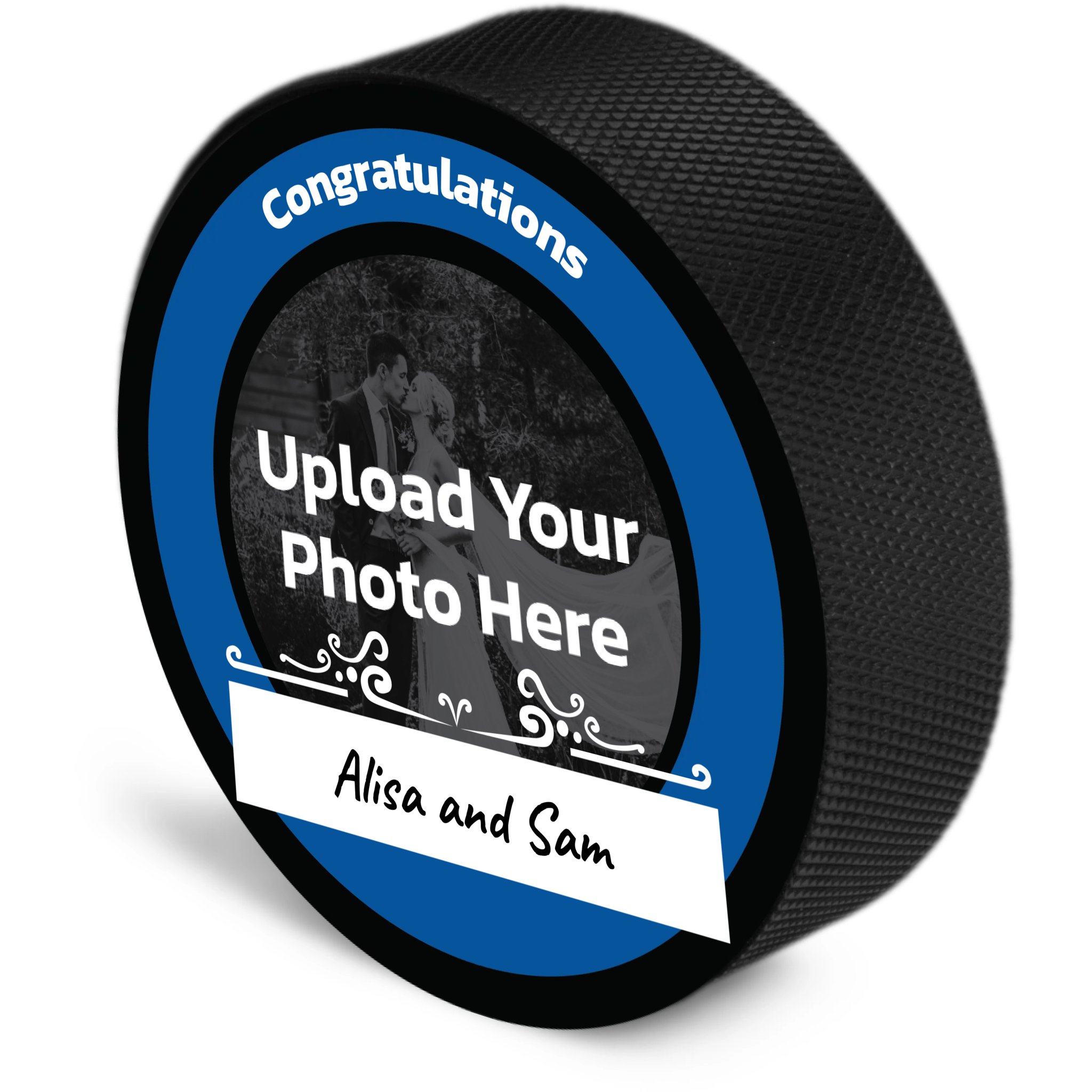 Wedding Banner Puck