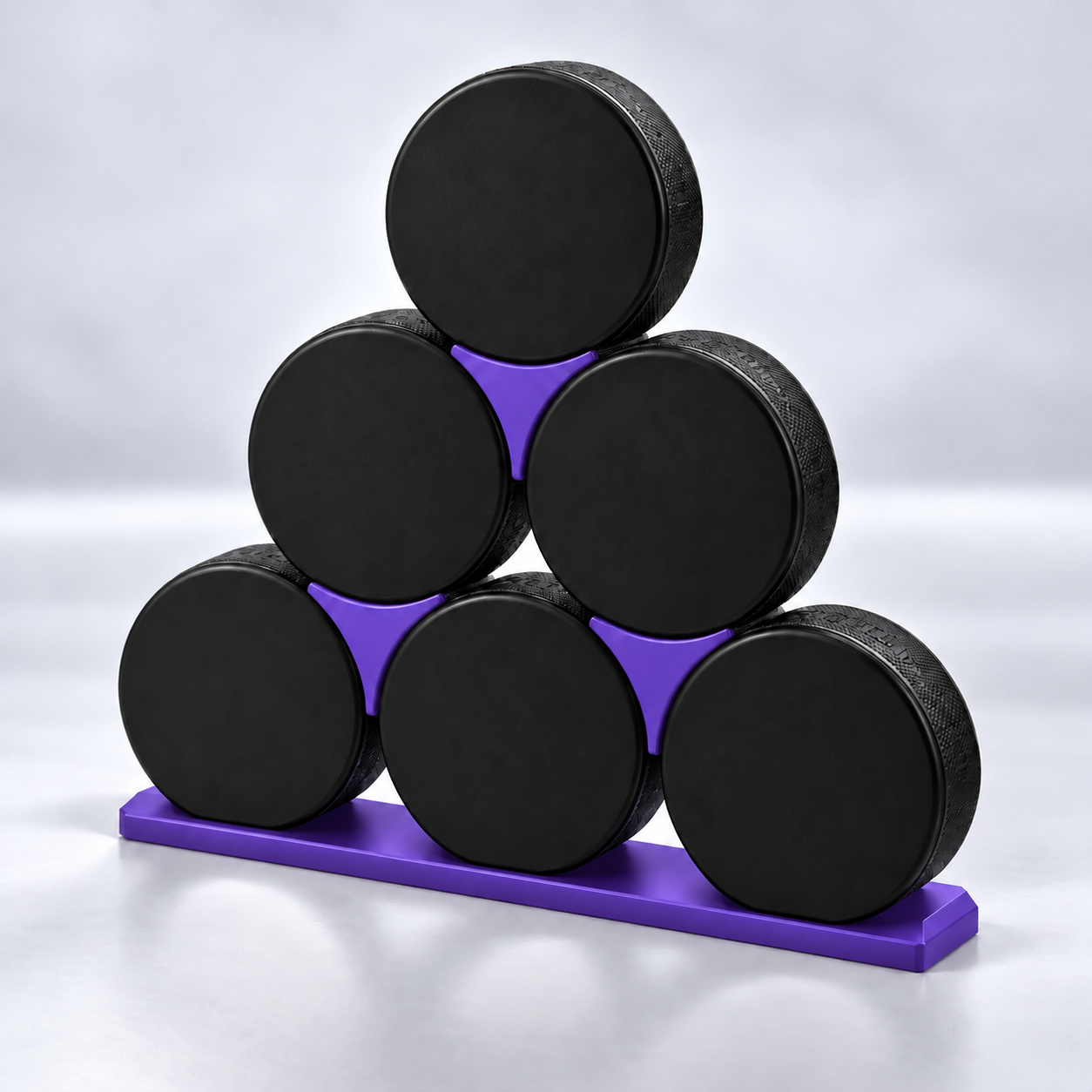 6 Puck Display Stand