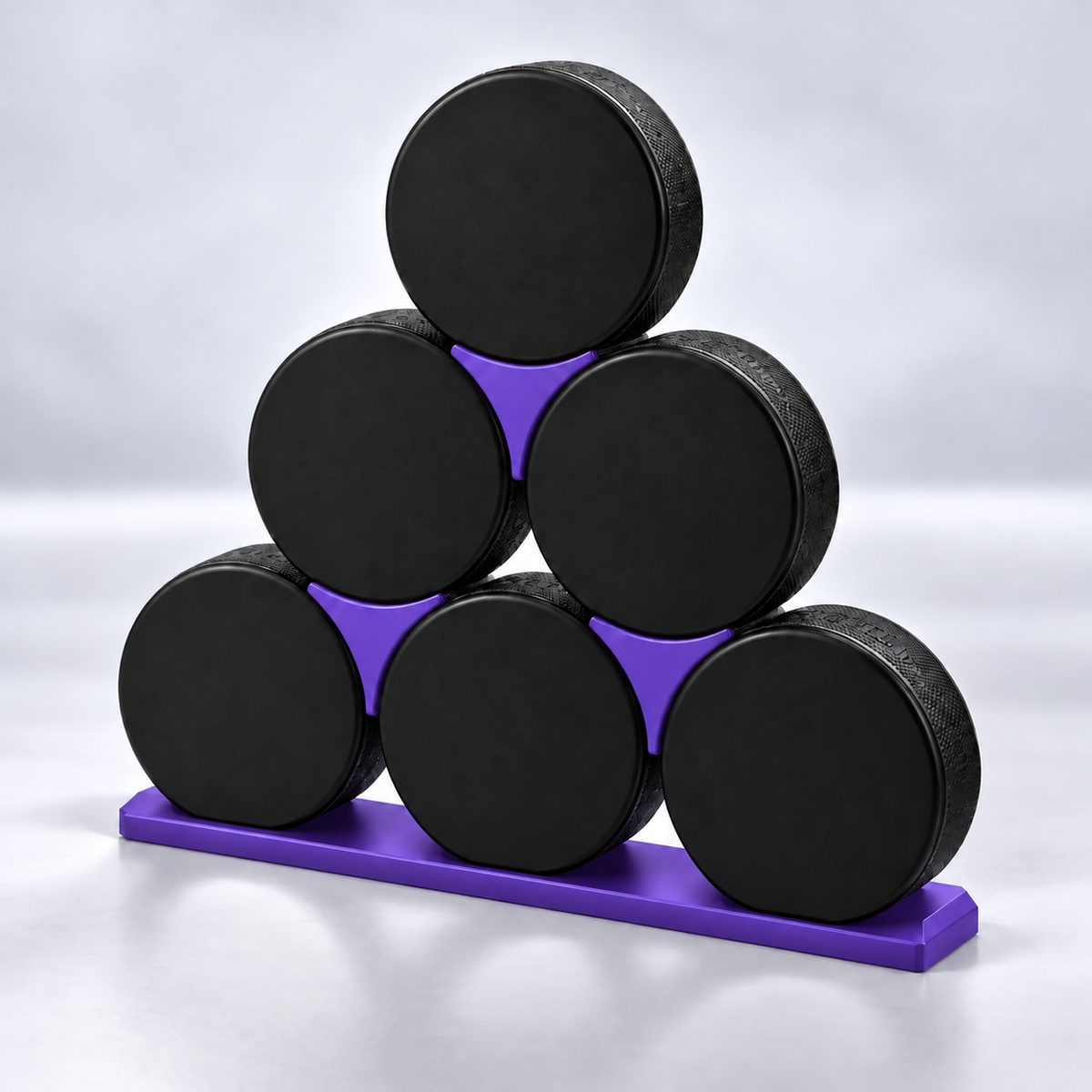 6 Puck Display Stand